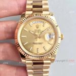 High Quality Copy Rolex Day Date II 41mm Watch All Gold Case